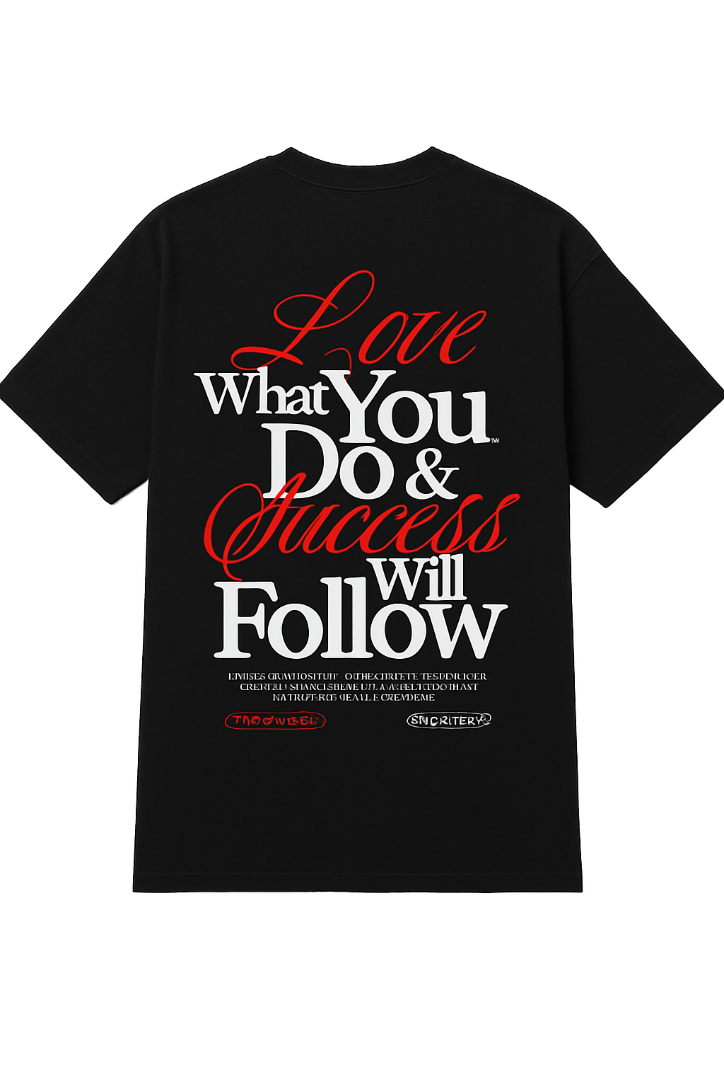 Back Printed Over Sized T-Shirt