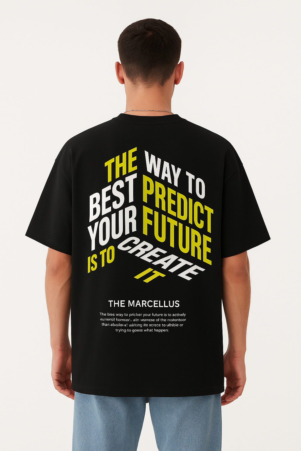 Back Printed Over Sized T-shirt