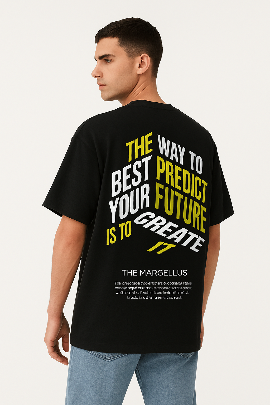 Back Printed Over Sized T-shirt