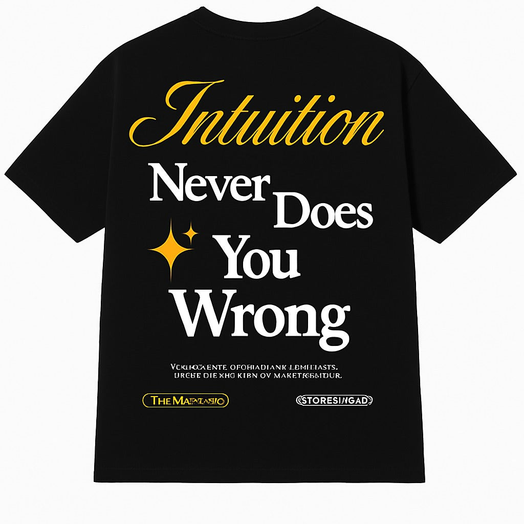 Back Printed Over Sized T-shirt