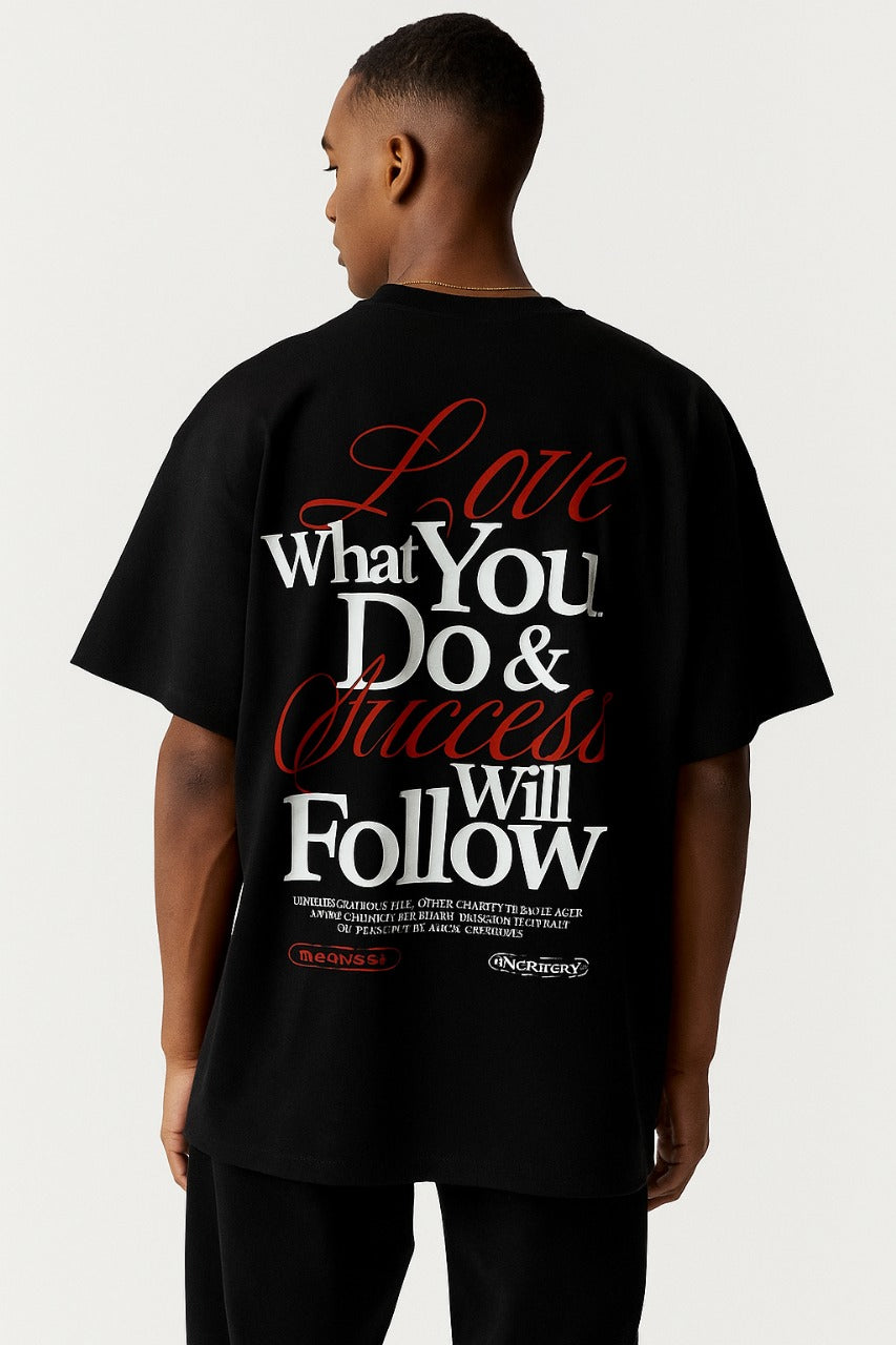 Back Printed Over Sized T-Shirt
